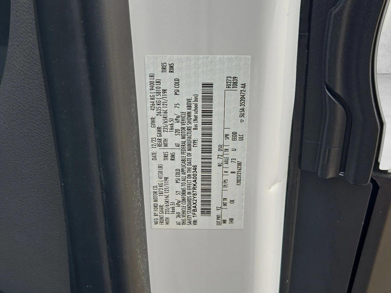 2024 Ford Transit Passenger Wagon XL