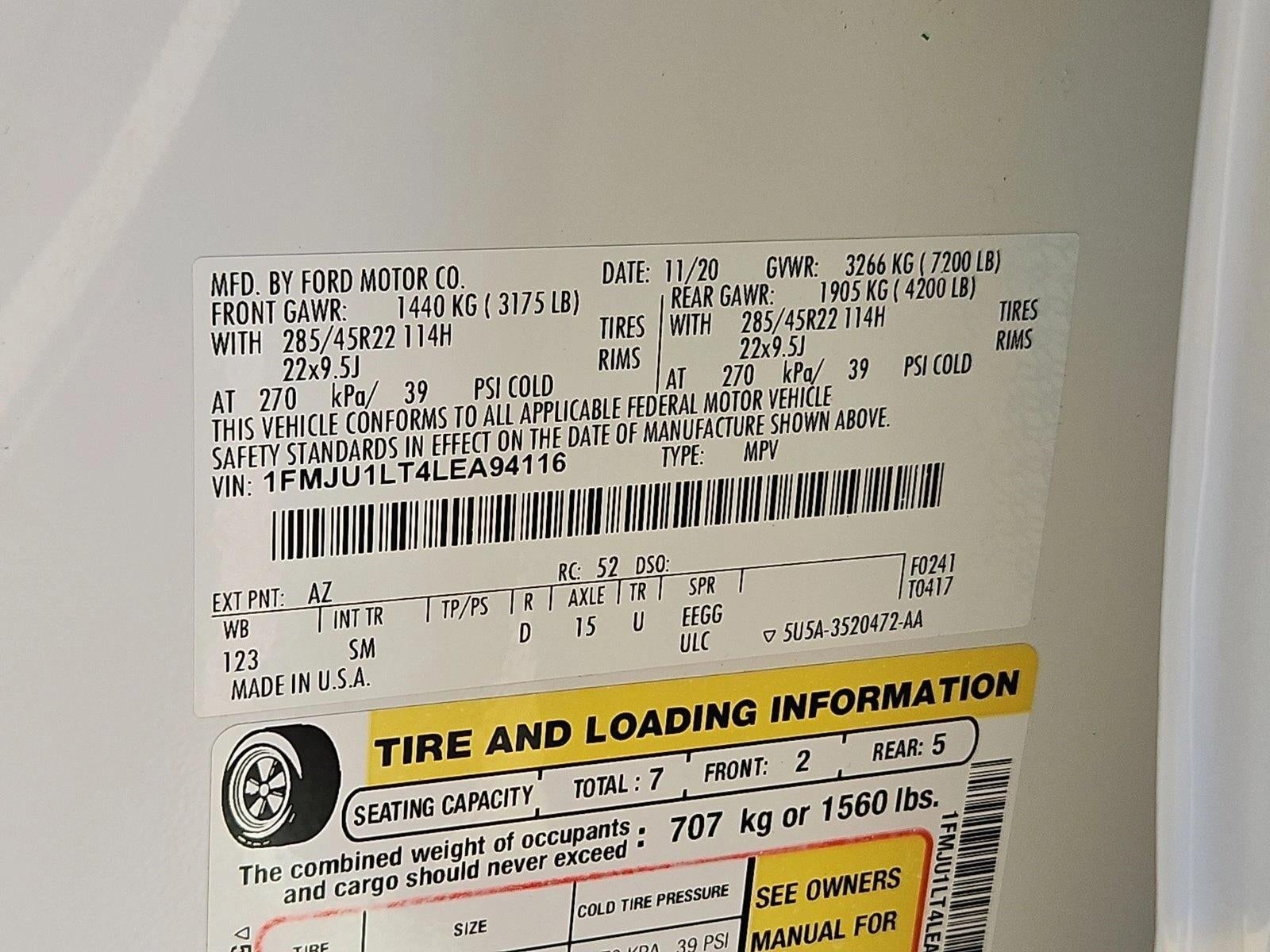 2020 Ford Expedition Platinum