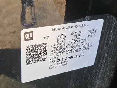 2025 Chevrolet Malibu 1LT
