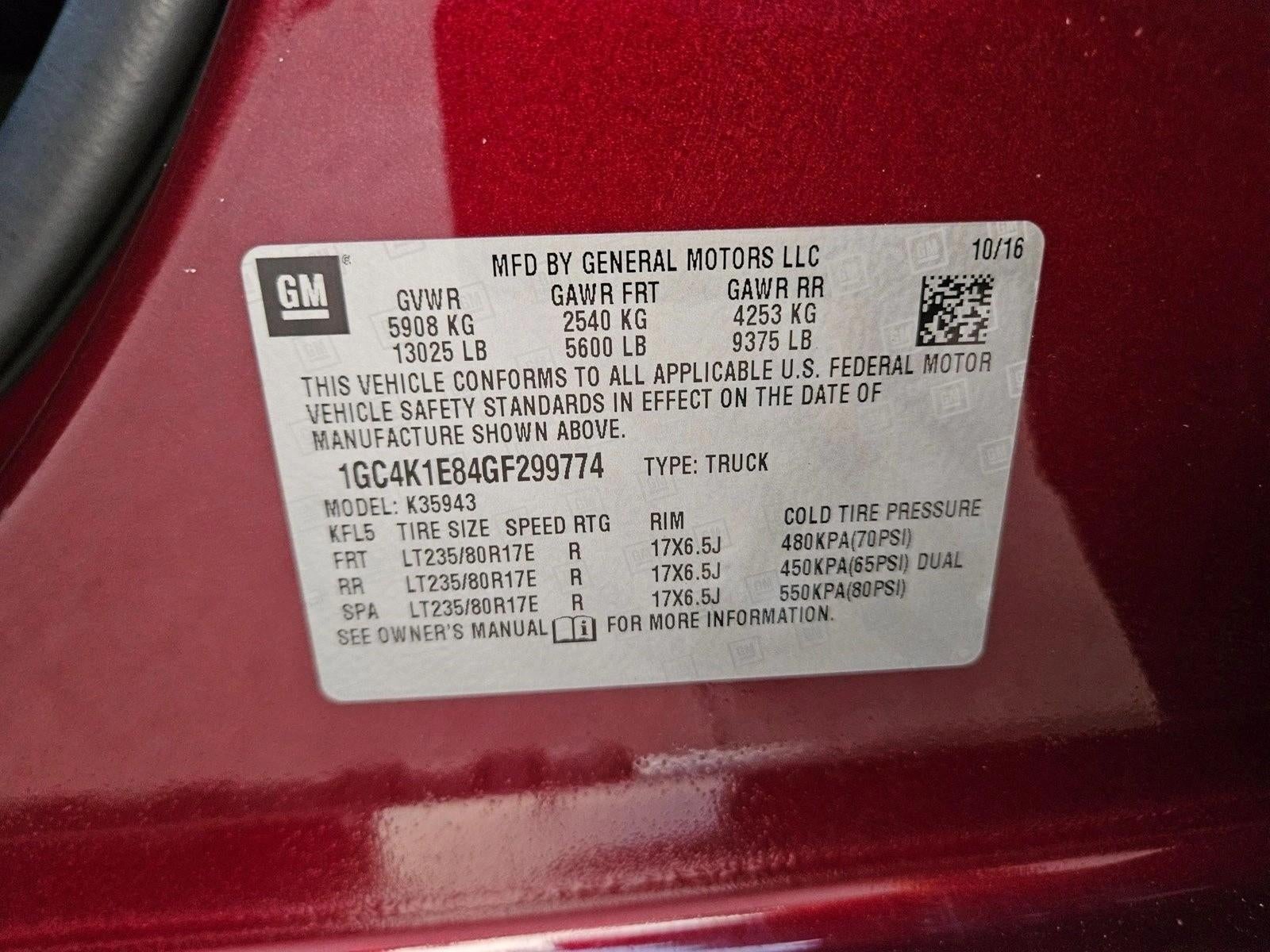 2016 Chevrolet Silverado 3500 HD High Country