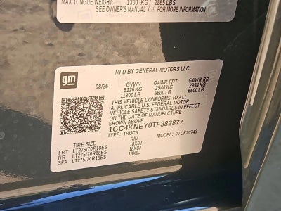 2026 Chevrolet Silverado 2500 HD LT