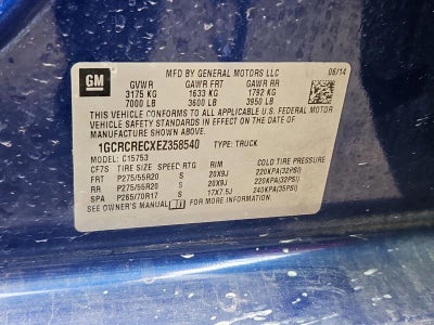 2014 Chevrolet Silverado 1500 LT