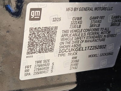 2026 Chevrolet Silverado 1500 LTZ