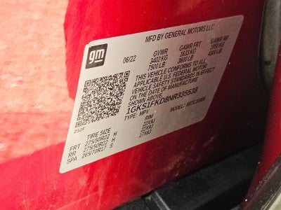 2022 GMC Yukon XL SLE