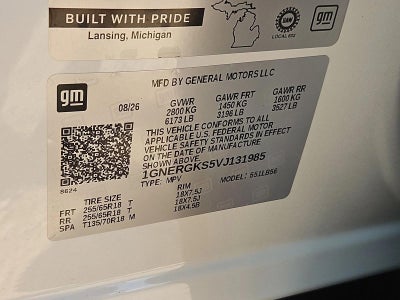 2027 Chevrolet Traverse LT