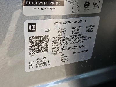 2026 Chevrolet Traverse LT