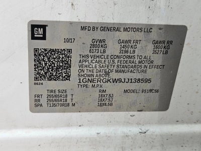 2018 Chevrolet Traverse LT Cloth