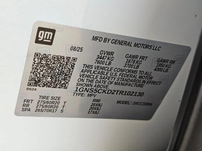 2026 Chevrolet Suburban LT