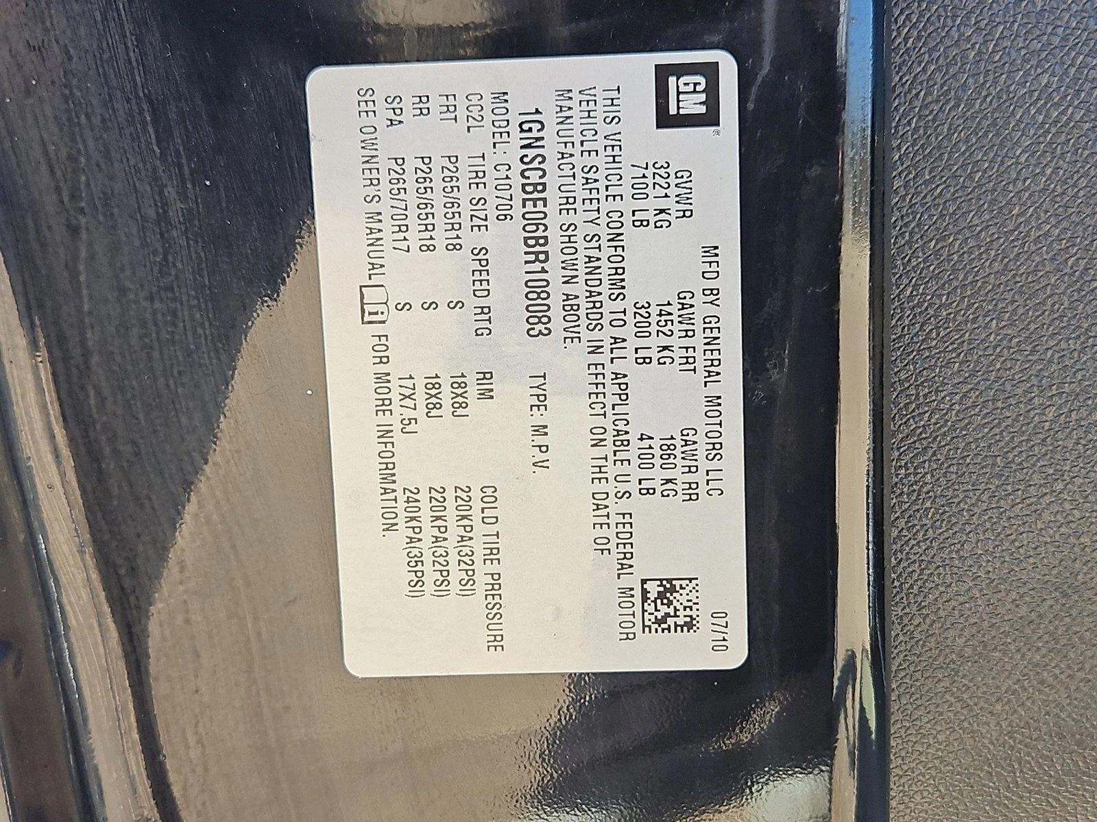 2011 Chevrolet Tahoe LT