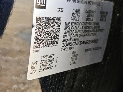 2022 Chevrolet Tahoe LT