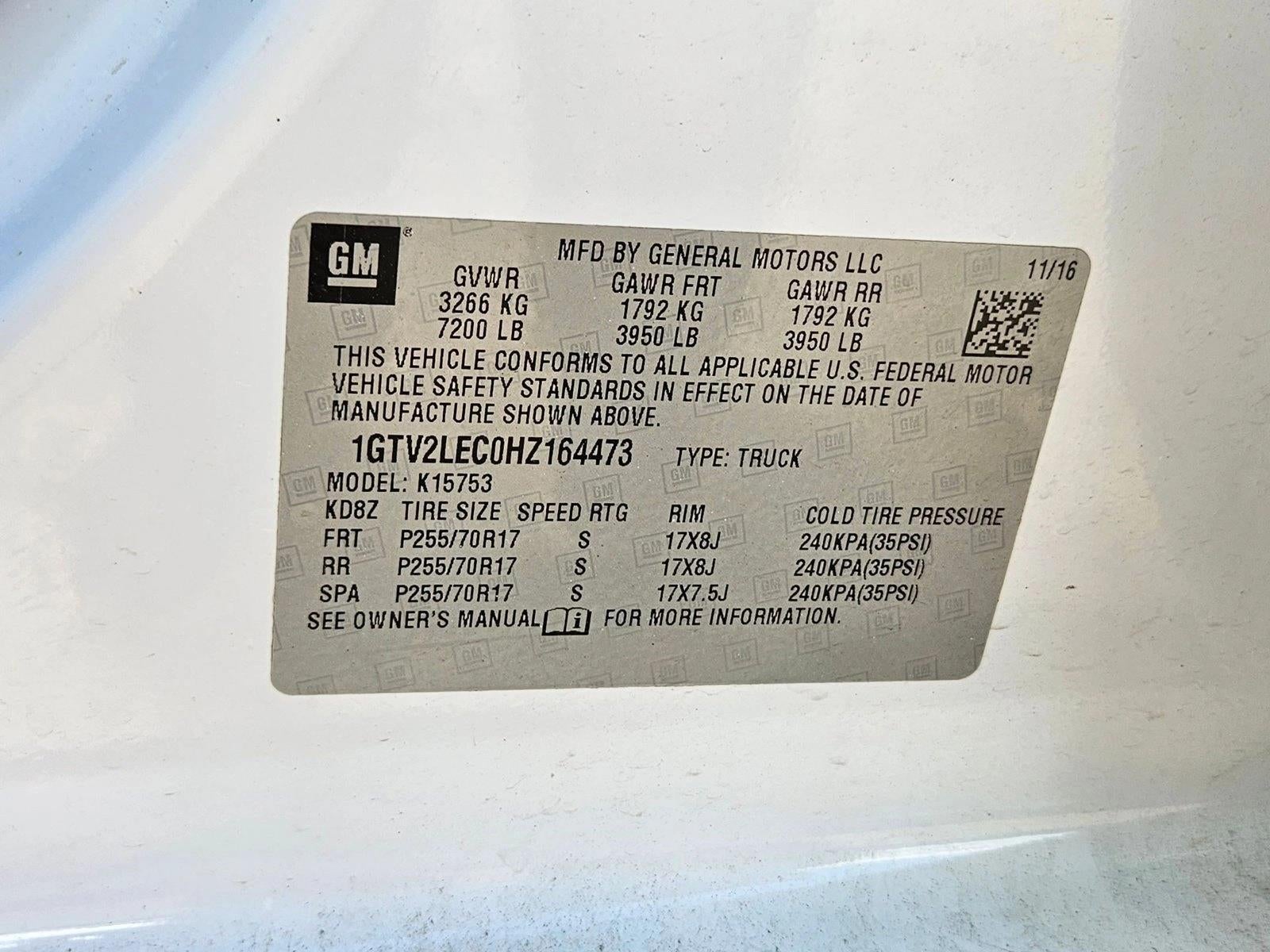 2017 GMC Sierra 1500 Base