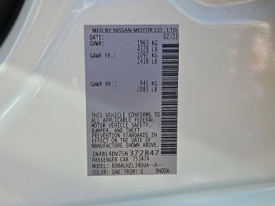 2025 Nissan Altima SV