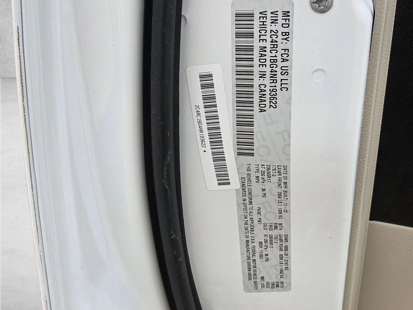 2022 Chrysler Pacifica Touring L