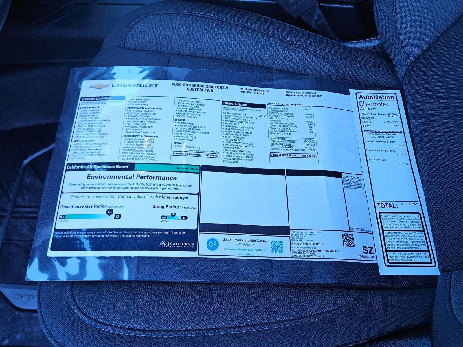 2026 Chevrolet Silverado 2500 HD Custom