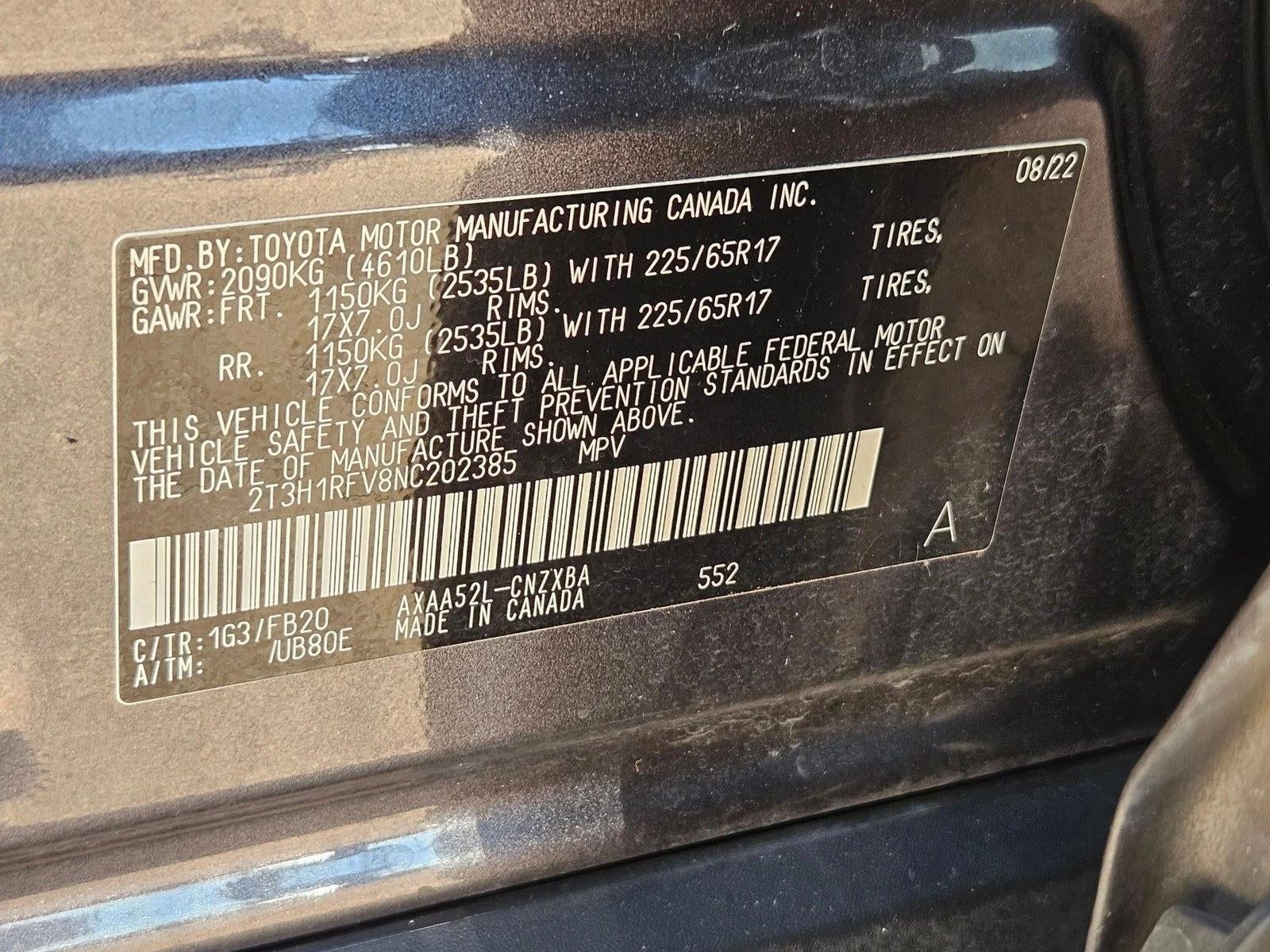2022 Toyota RAV4 LE