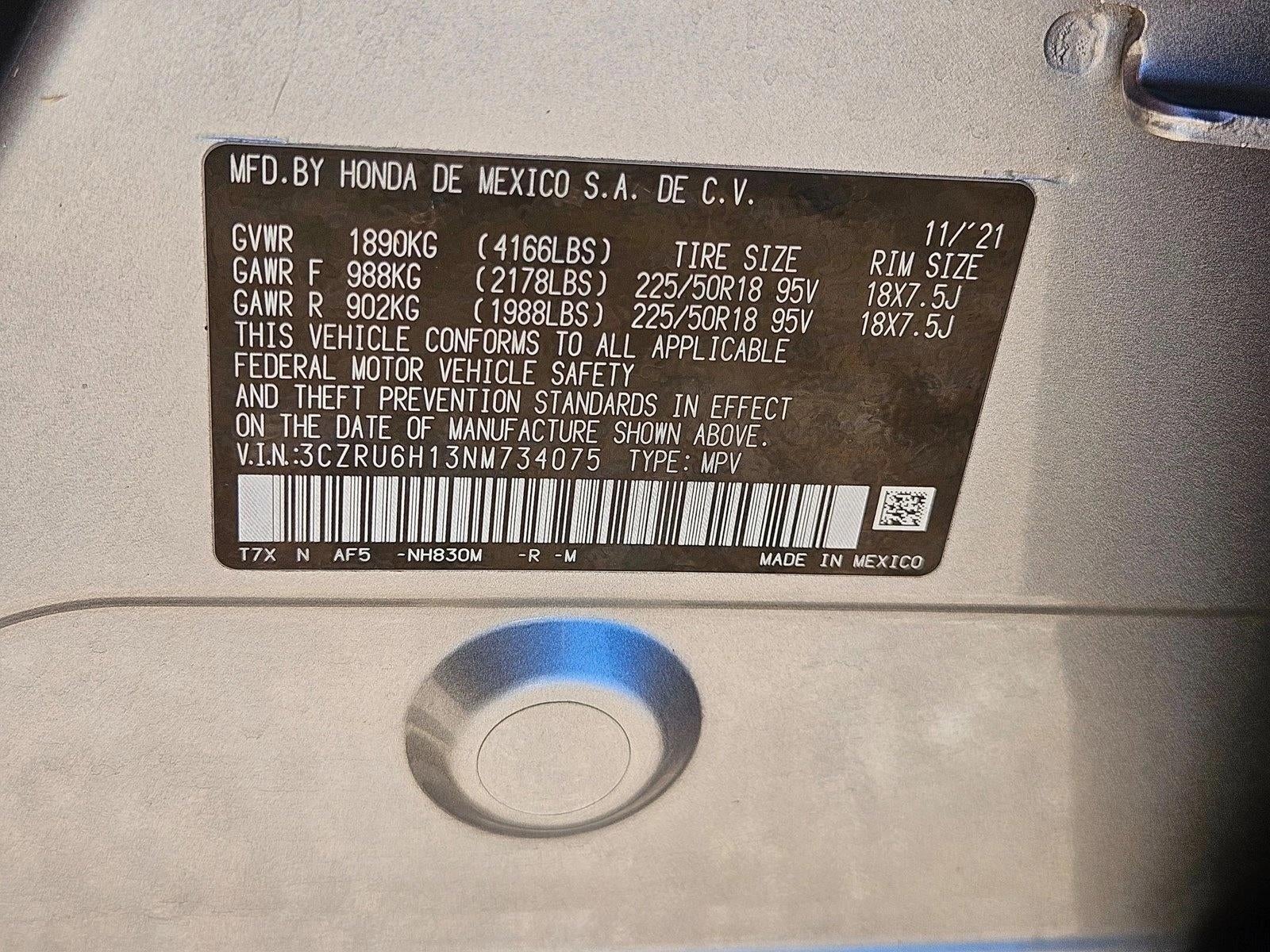 2022 Honda HR-V AWD Sport