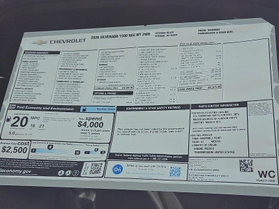 2026 Chevrolet Silverado 1500 WT