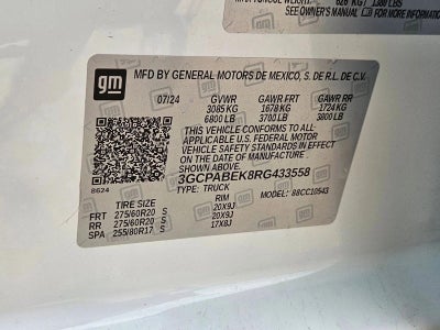 2024 Chevrolet Silverado 1500 Custom