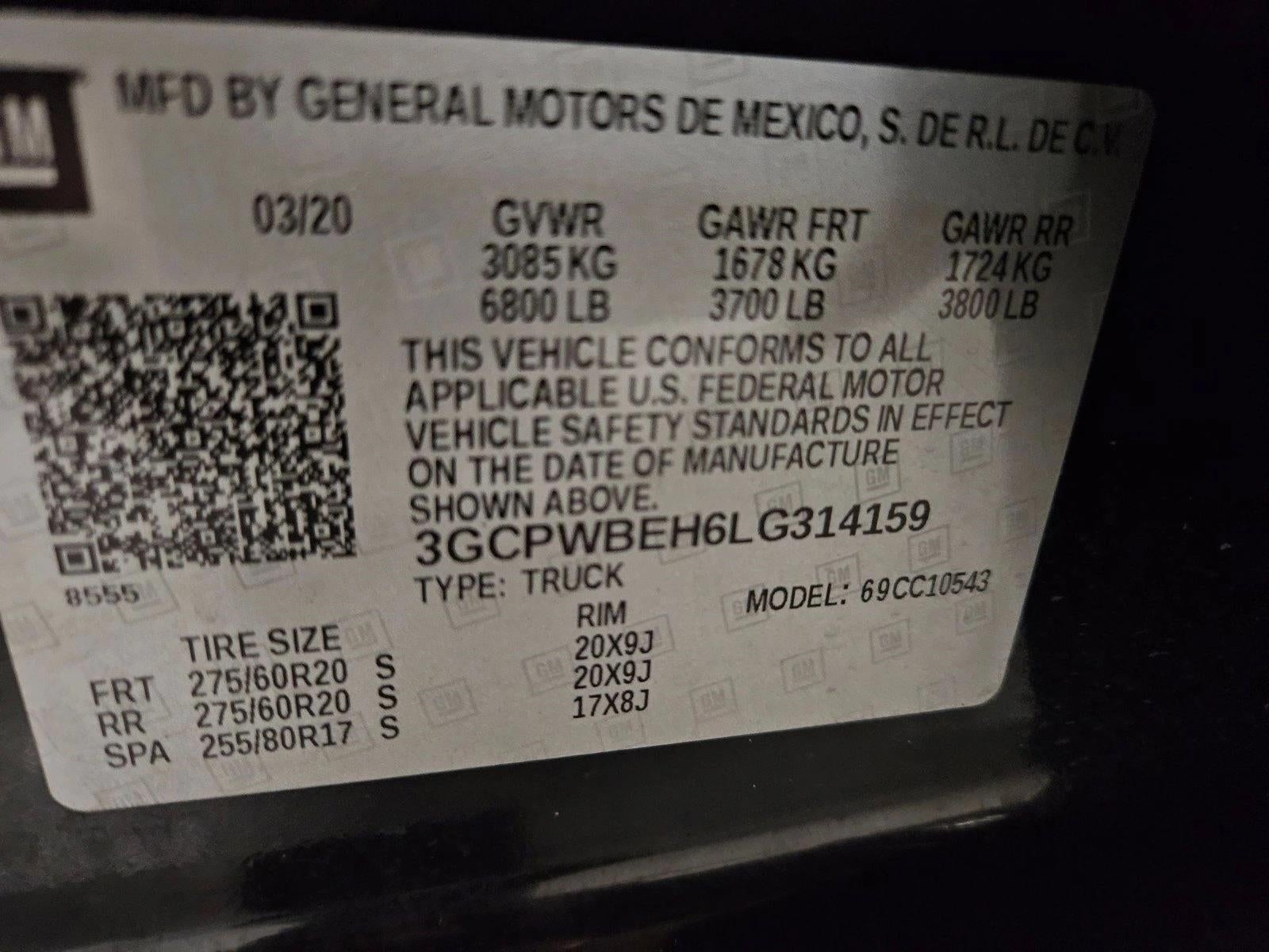 2020 Chevrolet Silverado 1500 Custom