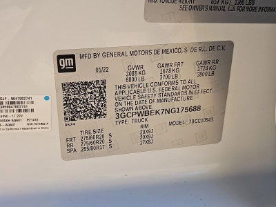 2022 Chevrolet Silverado 1500 LTD Custom