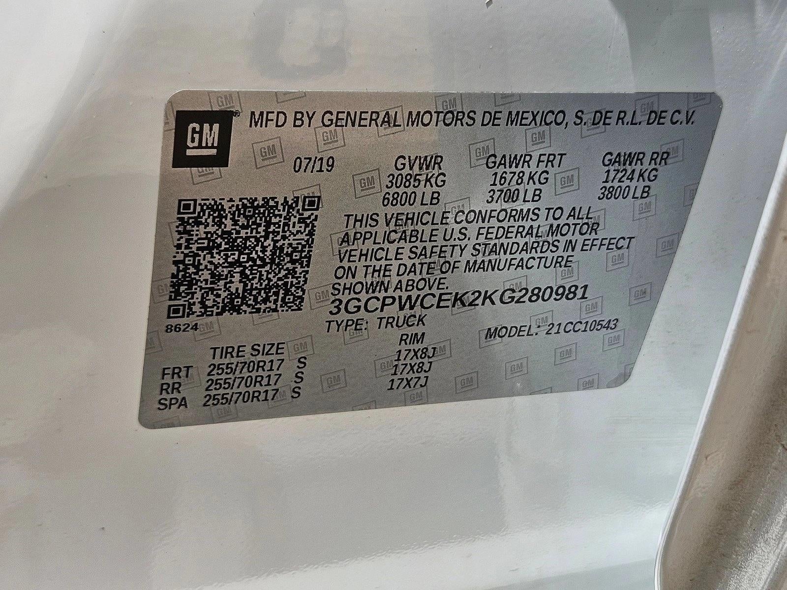2019 Chevrolet Silverado 1500 LT