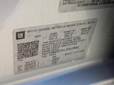 2020 Chevrolet Silverado 1500 RST