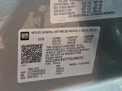 2026 Chevrolet Silverado 1500 Custom Trail Boss