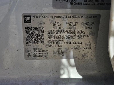 2025 GMC Sierra 1500 AT4