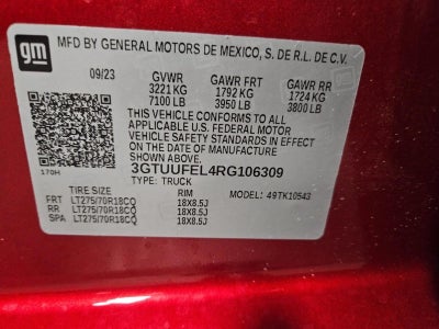 2024 GMC Sierra 1500 AT4X