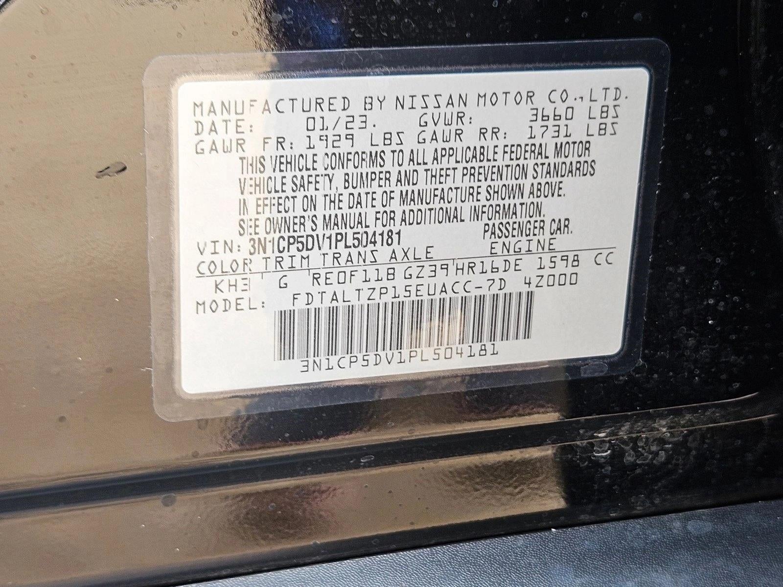 2023 Nissan Kicks SR Xtronic CVT