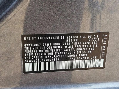 2022 Volkswagen Jetta 1.5T S