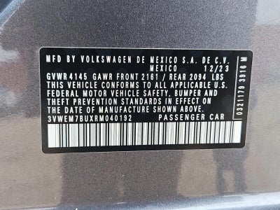 2024 Volkswagen Jetta SE