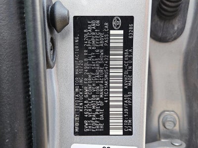 2021 Toyota Camry Hybrid LE