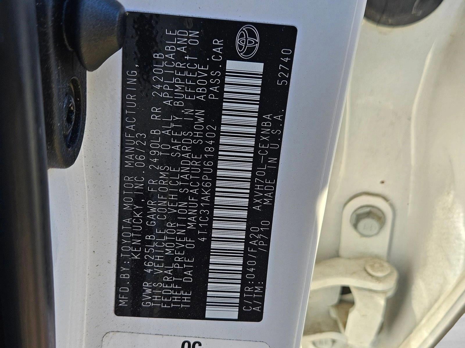 2023 Toyota Camry Hybrid LE