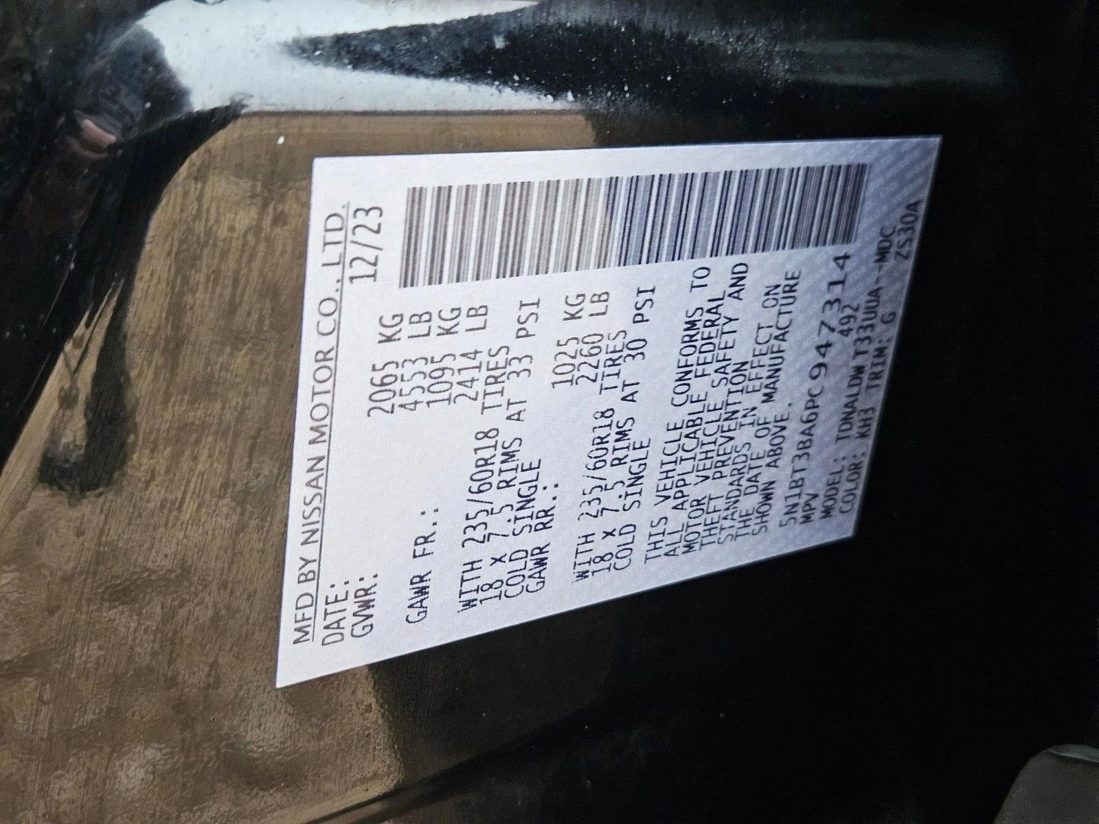 2023 Nissan Rogue SV