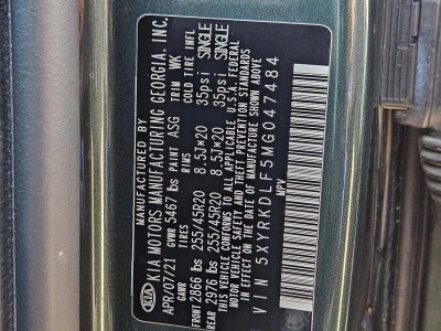 2021 Kia Sorento SX Prestige X-Line