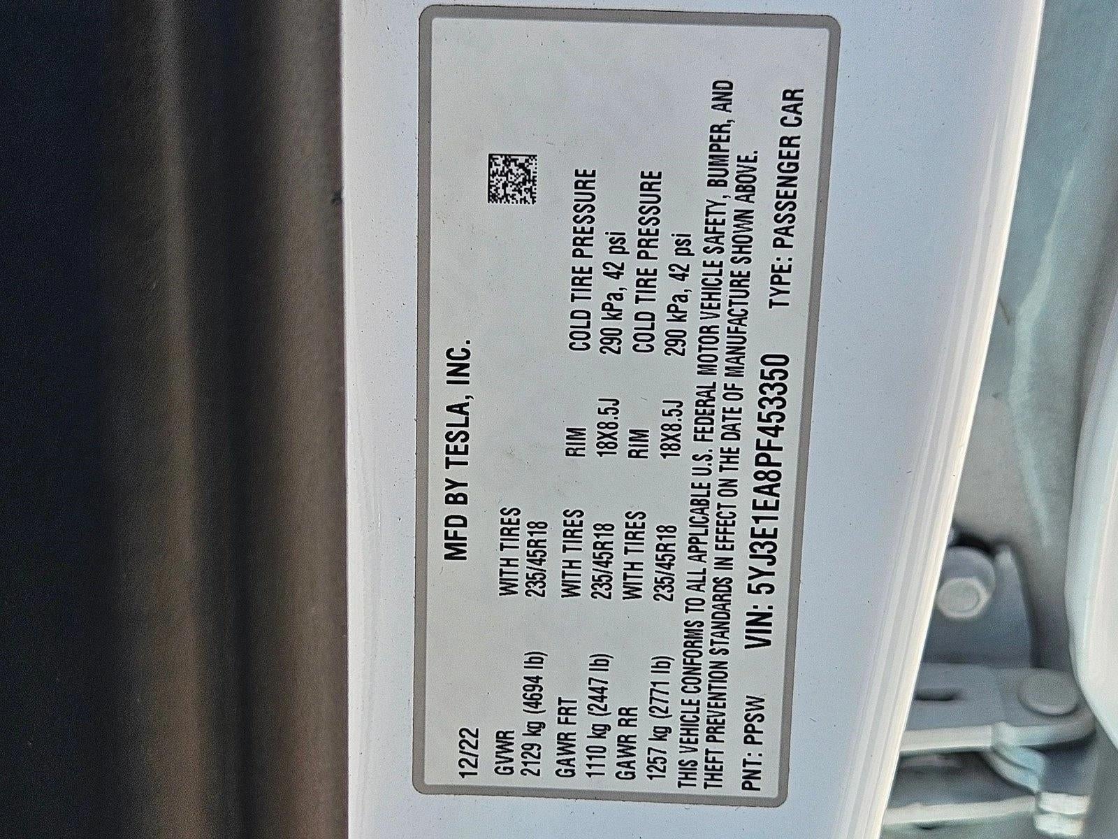 2023 Tesla Model 3 Base