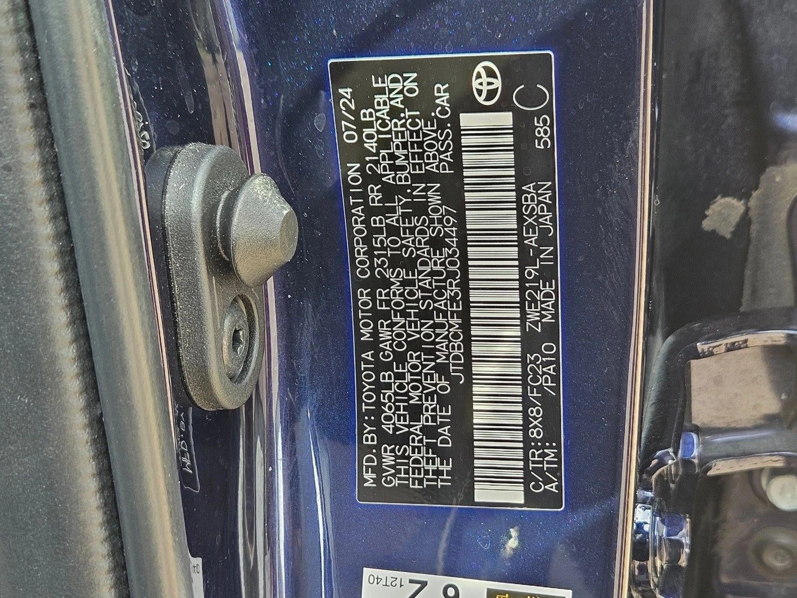 2024 Toyota Corolla Hybrid SE