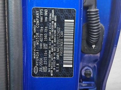 2025 Hyundai Elantra Hybrid Limited