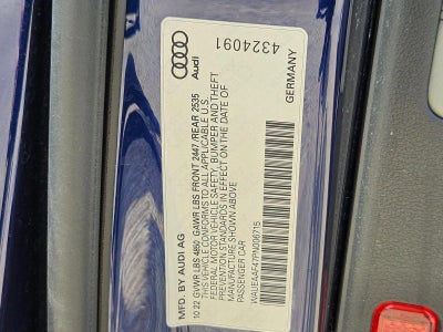 2023 Audi A4 Premium Plus 45 TFSI S line quattro S tronic