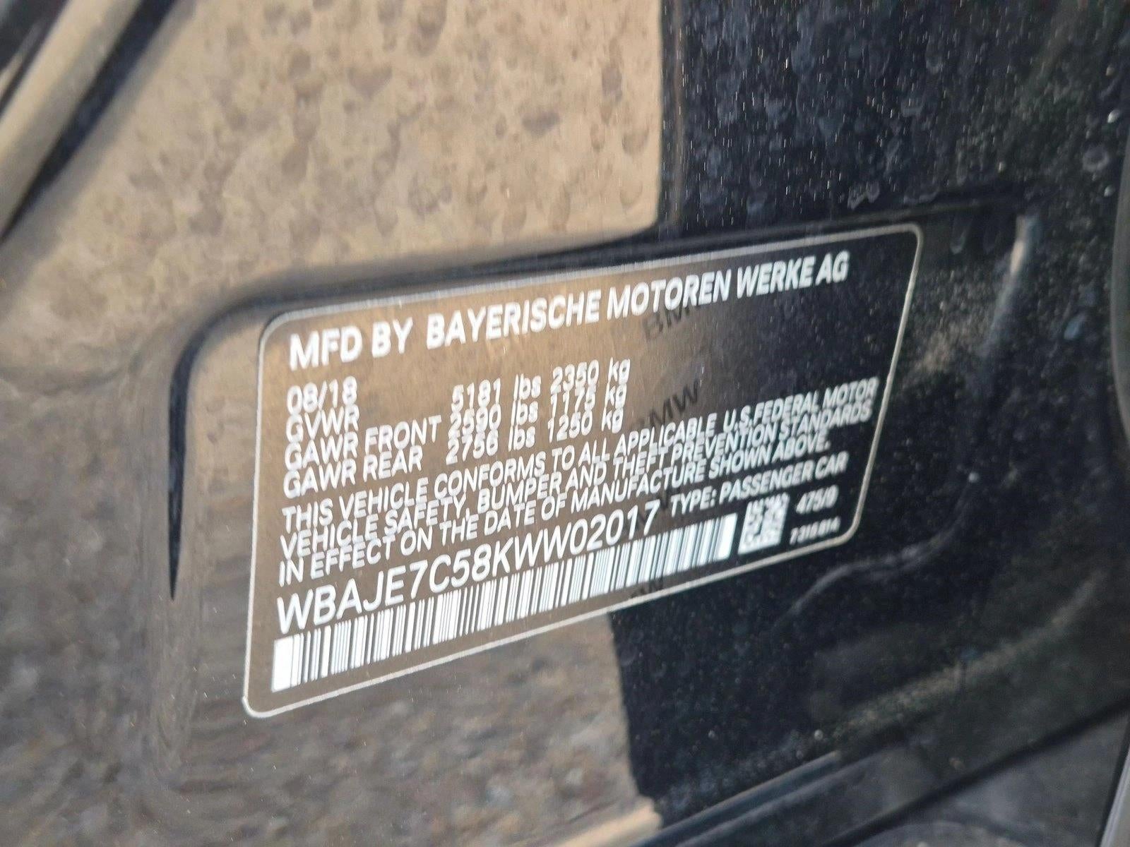 2019 BMW 540i xDrive