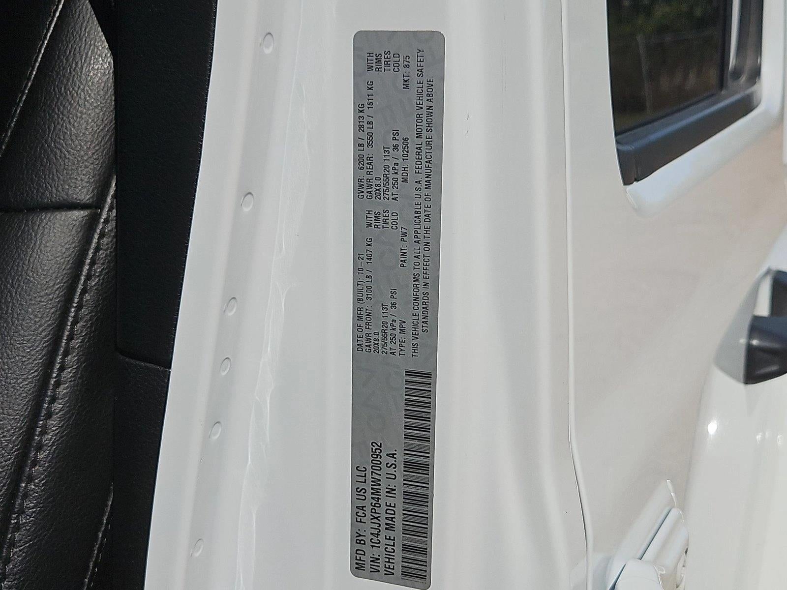2021 Jeep Wrangler 4xe Unlimited Sahara 4x4