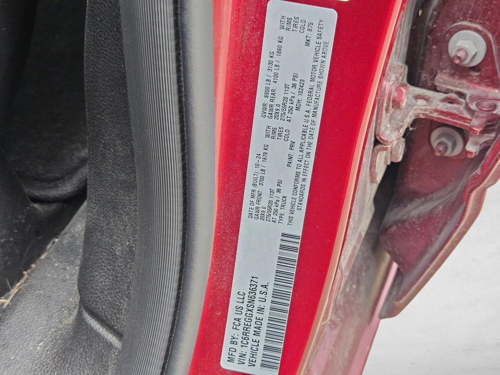 2025 RAM 1500 Tradesman 4x2 Crew Cab 5'7" Box