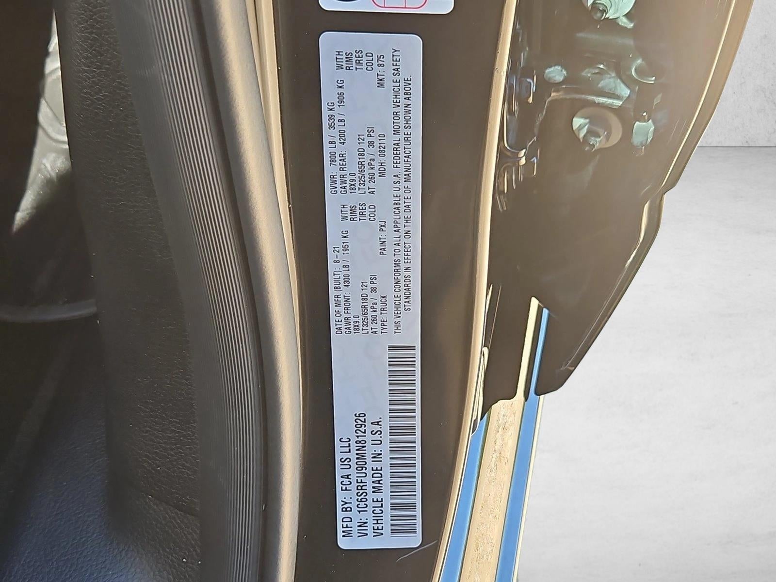 2021 RAM 1500 TRX 4x4 Crew Cab 5'7" Box