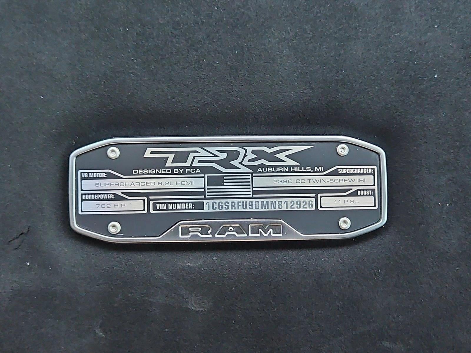 2021 RAM 1500 TRX 4x4 Crew Cab 5'7" Box