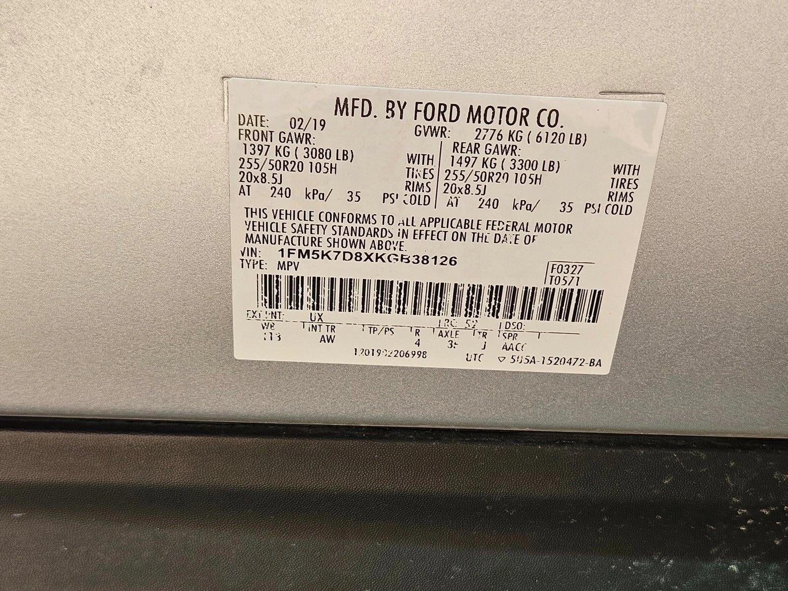 2019 Ford Explorer XLT FWD