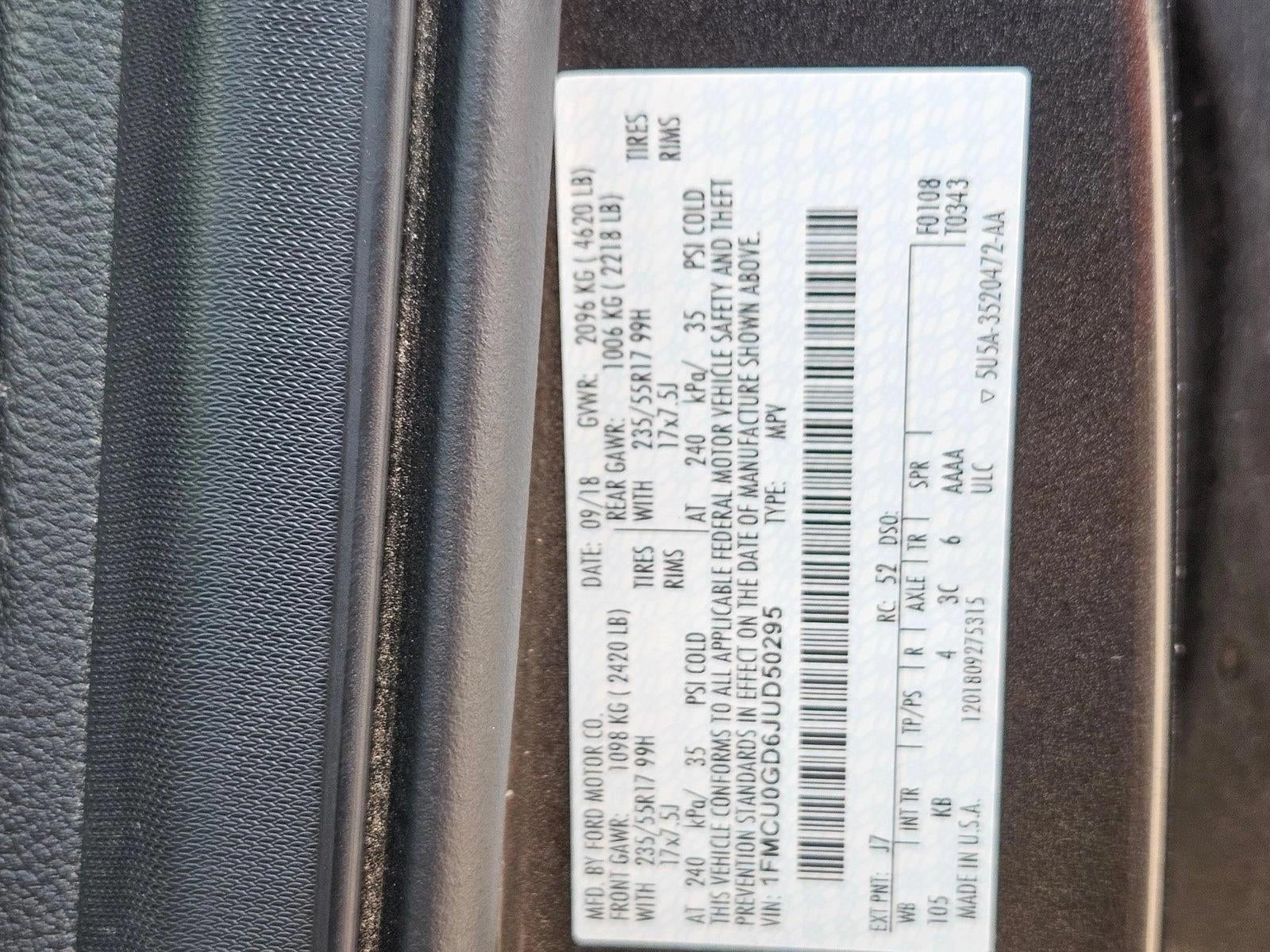 2018 Ford Escape SE FWD