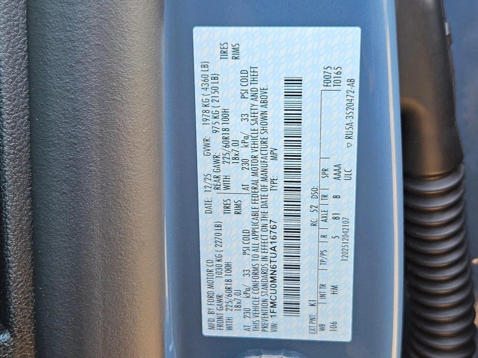2026 Ford Escape ST-Line FWD