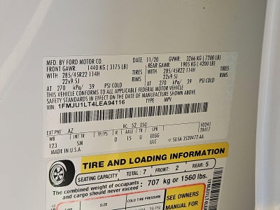 2020 Ford Expedition Platinum 4x2