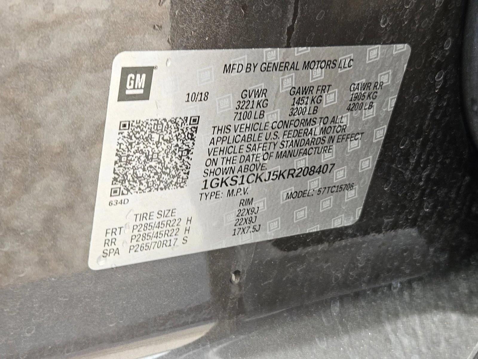 2019 GMC Yukon 2WD 4dr Denali